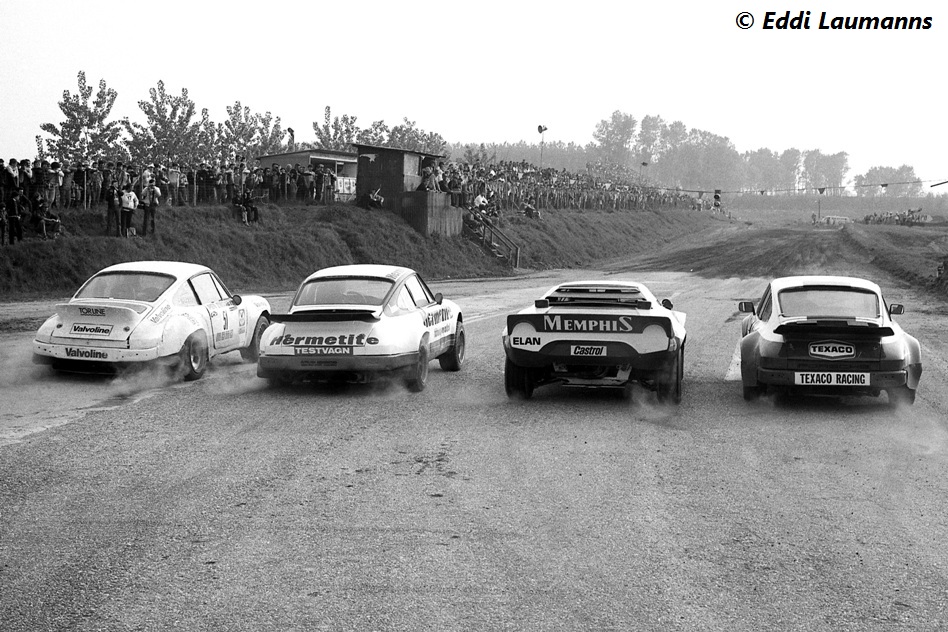 1979: The GT A final grid with (from left) Per Engseth, Olle Arnesson, Andy Bentza and Arne Stenshorne. © EL/ERC24
