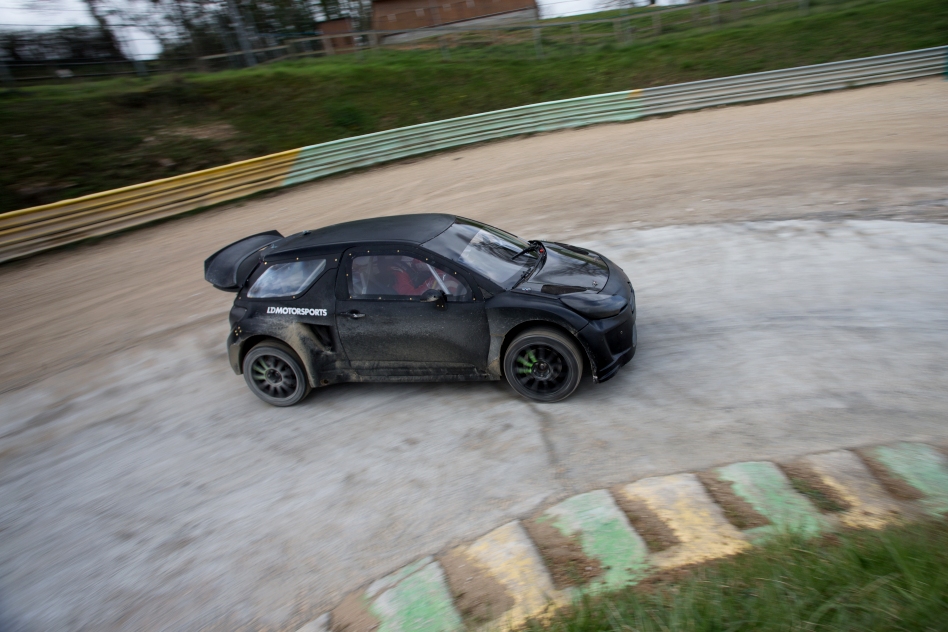Skorupski pictured during recent test drives in France. © LDM/ERC24