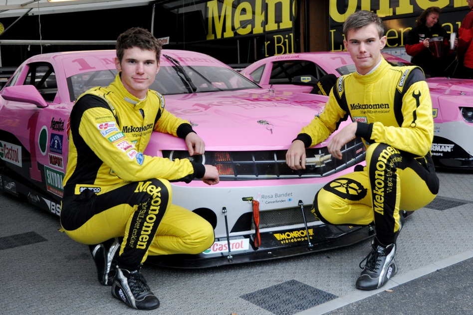 Tobias Brink (left) and his twin brother Ted look forward to their first Rallycross events. © SBF/ERC24