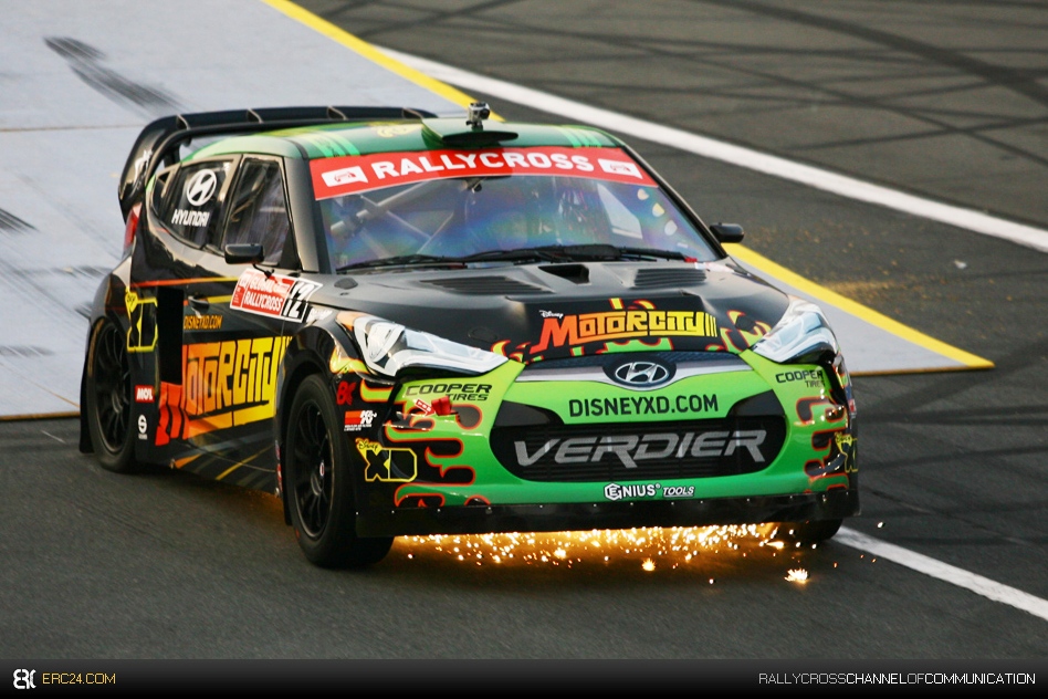 During the entire 2012 GRC season one of the RMR Velosters was raced by Frenchman Stéphane Verdier. © QBA/ERC24