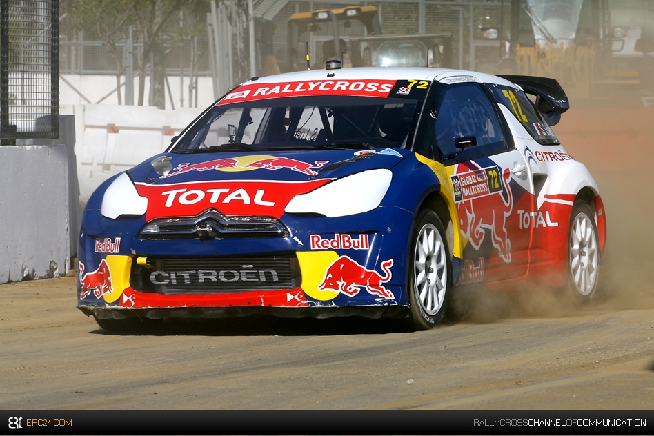 In 2014 Mats Öhman will be seen in the Citroën DS3 SuperCar that Sébastien Loeb drove to victory in the 2012 Los Angeles X Games. © QBA/ERC24