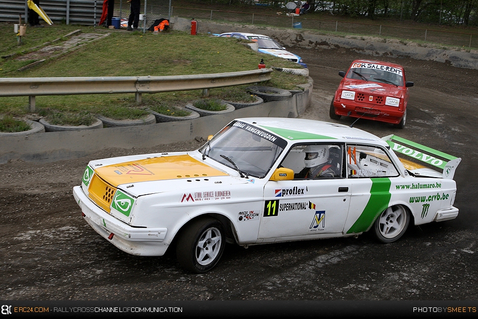 Belgian Luc Maris (Volvo 240) claimed another SuperNational +2000 class victory. © DS/ERC24