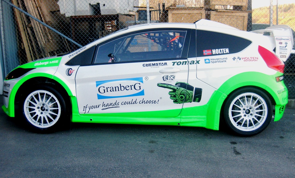 The SuperCar Lites vehicle that will be shared this year by Åsmund and Daniel Holten. © HoltenMedia/ERC24