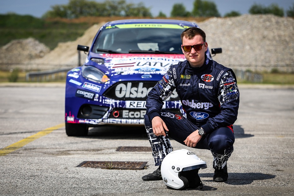 Latvian Reinis Nitišs is OMSE's other SuperCar driver in the WorldRX series. © OMSE/ERC24