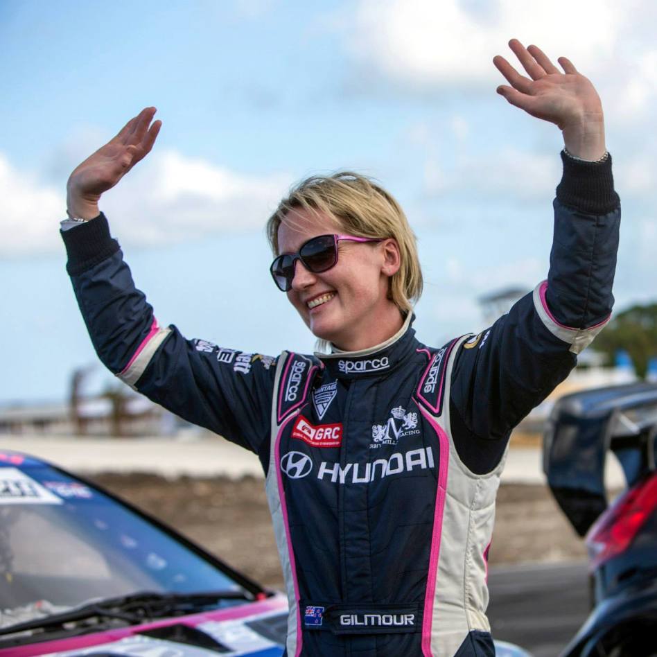 Kiwi Emma Gilmour, the first female RallyCrosser of the GRC series. © Alison Padron/Red Bull Media House/ERC24