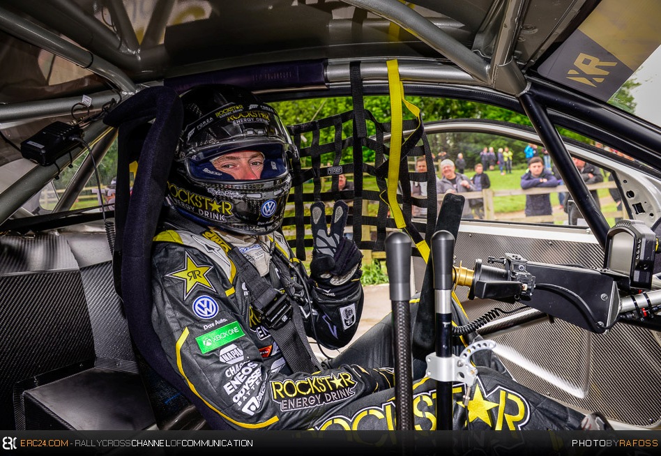 American Tanner Foust has a realistic chance to produce a hattrick by winning at Lydden once more. © JKR/ERC24