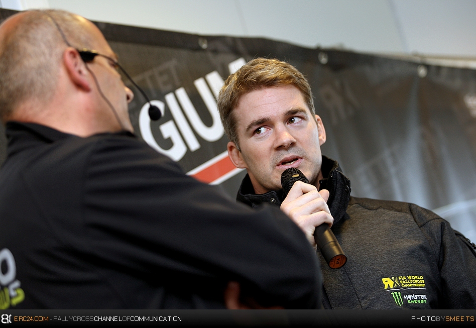 IMG Motorsport's representative Briton Martin Anayi attended the Media Day and answered questions. © DS/ERC24