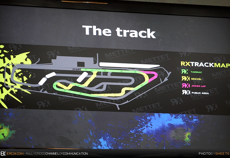 The WorldRX track as part of the Circuit Jules Tacheny was officially presented to the press. © DS/ERC24