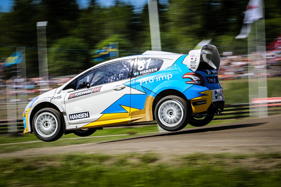 Kevin Hansen won his first RallyX Lites race the day after his 16th birthday. © OMSE/ERC24