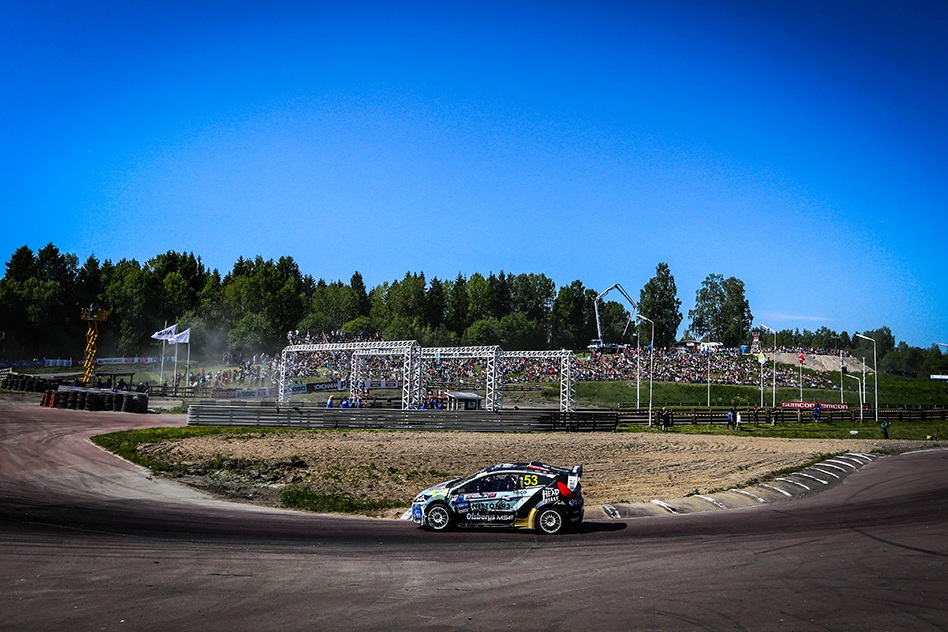 The legendary Rallycross track "west om" [west of] Arvika is seeking after new glory. © OMSE/ERC24