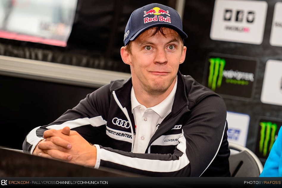 Swede Mattias Ekström is happy to be part of the Rallycross circus now. © JKR/ERC24