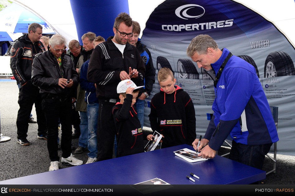 Ex-F1 driver David Coulthard attended the Hell event as brand ambassador for Cooper Tires. © JKR/ERC24