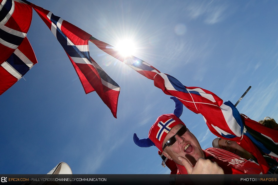 Red, blue and white were the dominating colours in Norway's Hell. © JKR/ERC24