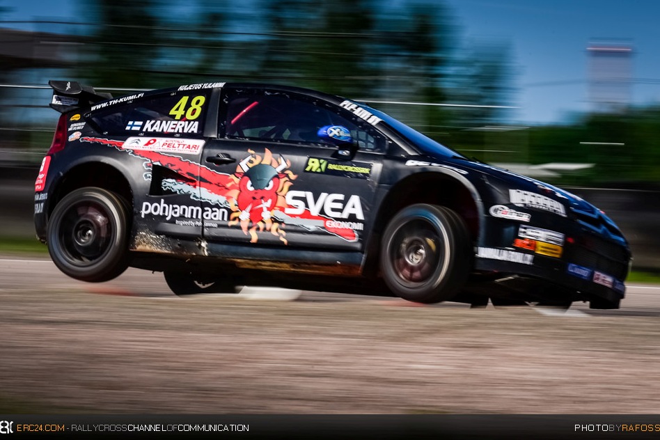 Janne Kanerva and his Citroën C4 SuperCar pictured in the 2013 ERC round at Kouvola. © JKR/ERC24