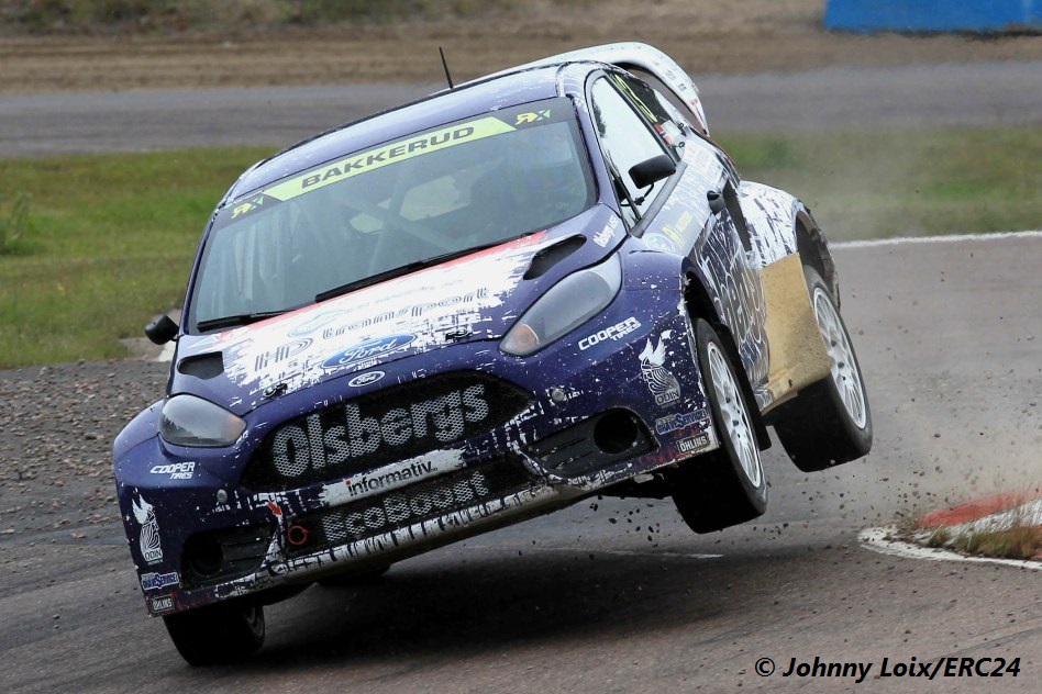 Andreas Bakkerud claimed second place and 26 WRX points in Kouvola. © JoLo/ERC24