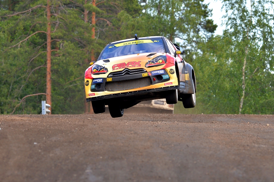 ...while his teammate PSRX boss Petter Solberg is 10th of the intermediate standings. © Toni Ollikainen/ERC24
