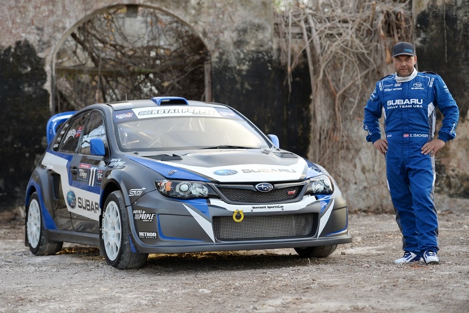 The 2014 Subaru Impreza GR SuperCar of Isachsen was built to match current FIA rules. © LG/IM/ERC24