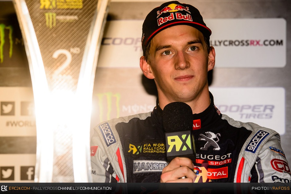 Timmy Hansen bagged his best 2014 WorldRX result so far. © JKR/ERC24