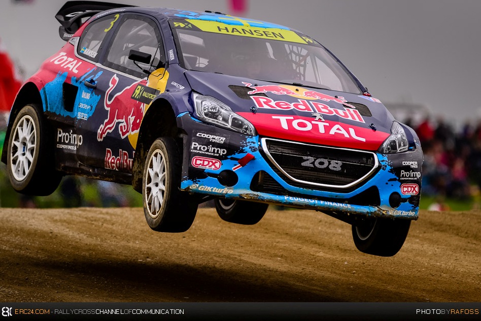 Timmy Hansen made it to runner-up in SuperCars. © JKR/ERC24