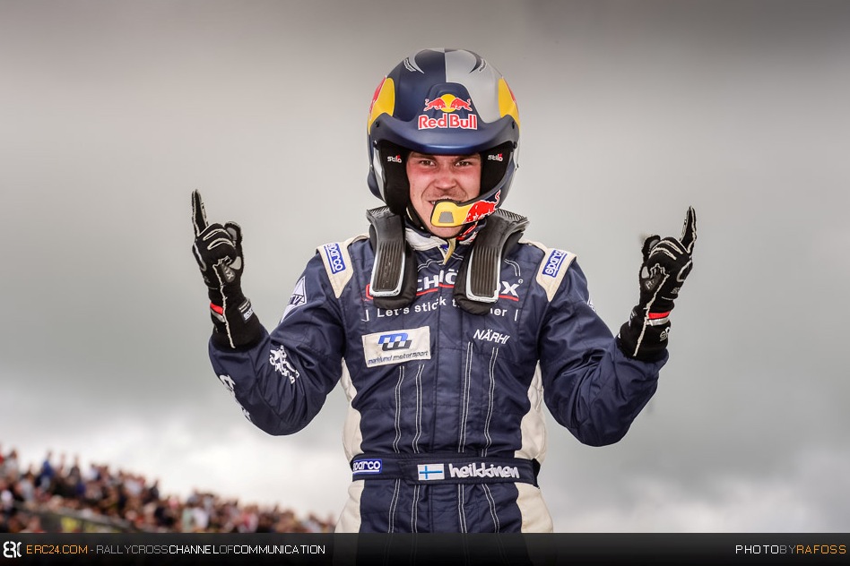 Overall winner in SuperCars, Finn Toomas Heikkinen. © JKR/ERC24