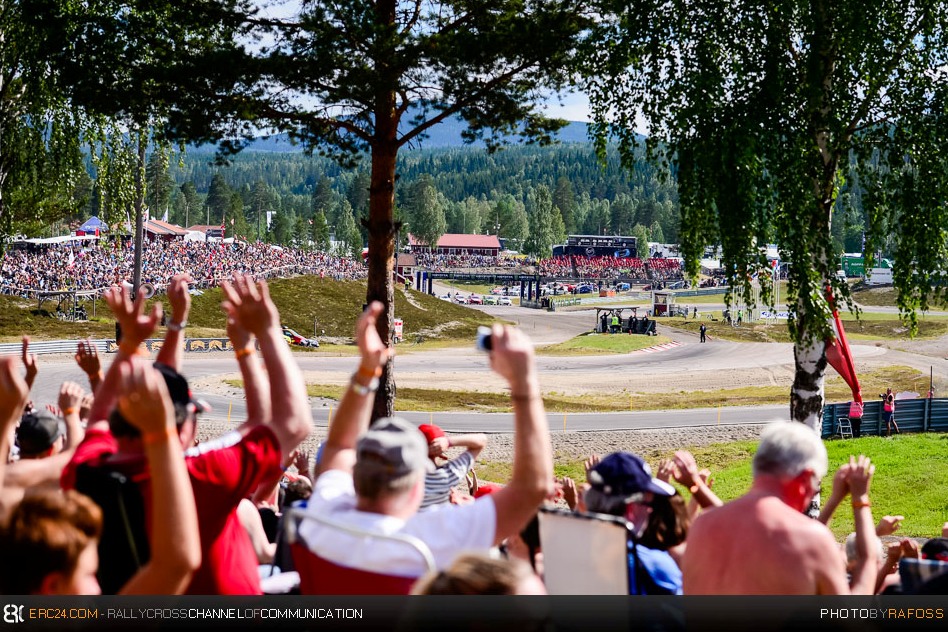 But at the first weekend in July of every year 25,000+ people gather at the Höljes Motorstadion. © JKR/ERC24