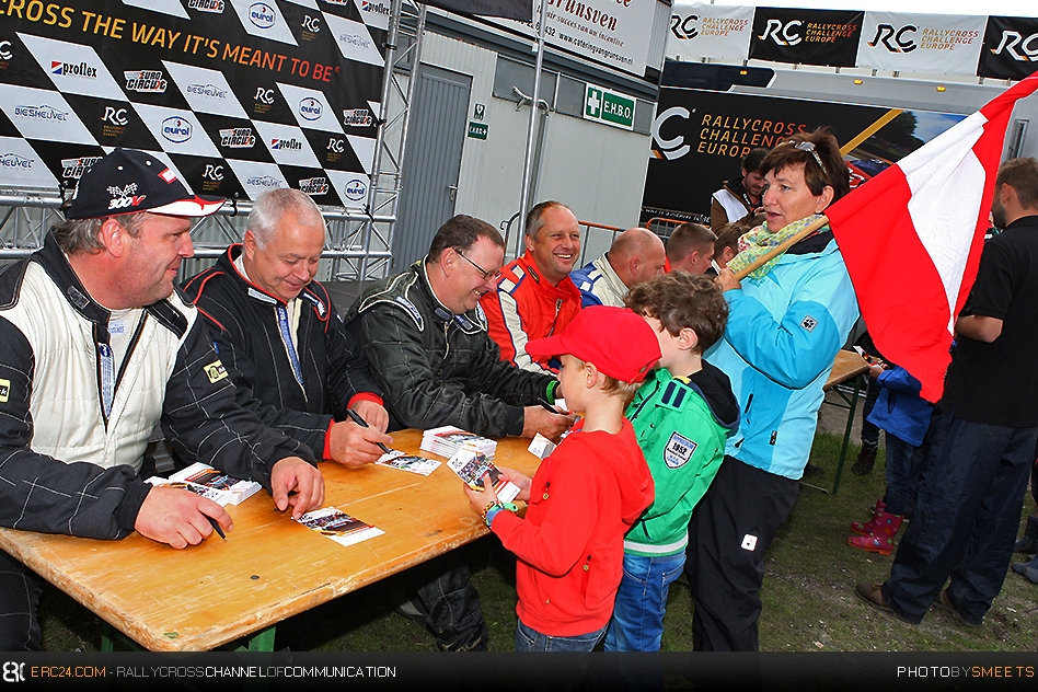 Meet and Greet with some Rallycross heroes... © DS/ERC24