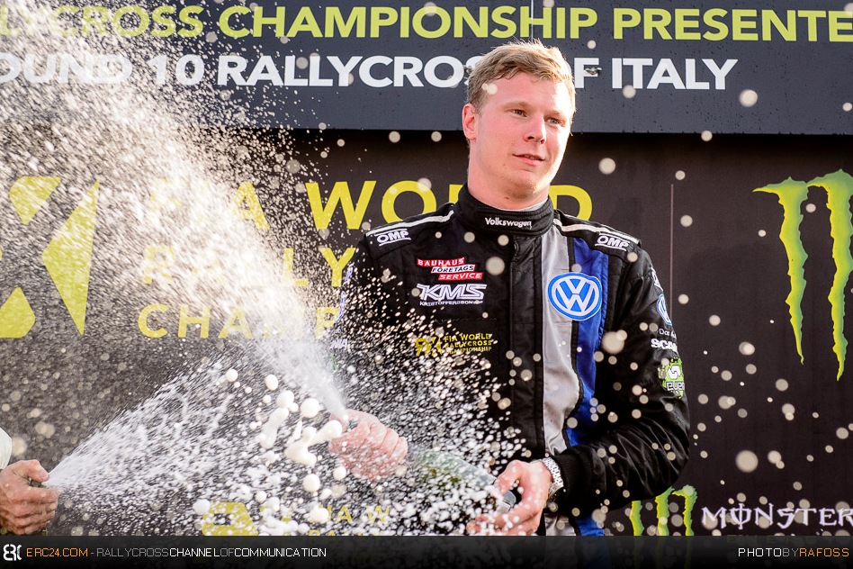 Johan Kristoffersson was the big surprise of the Italy weekend. © JKR/ERC24