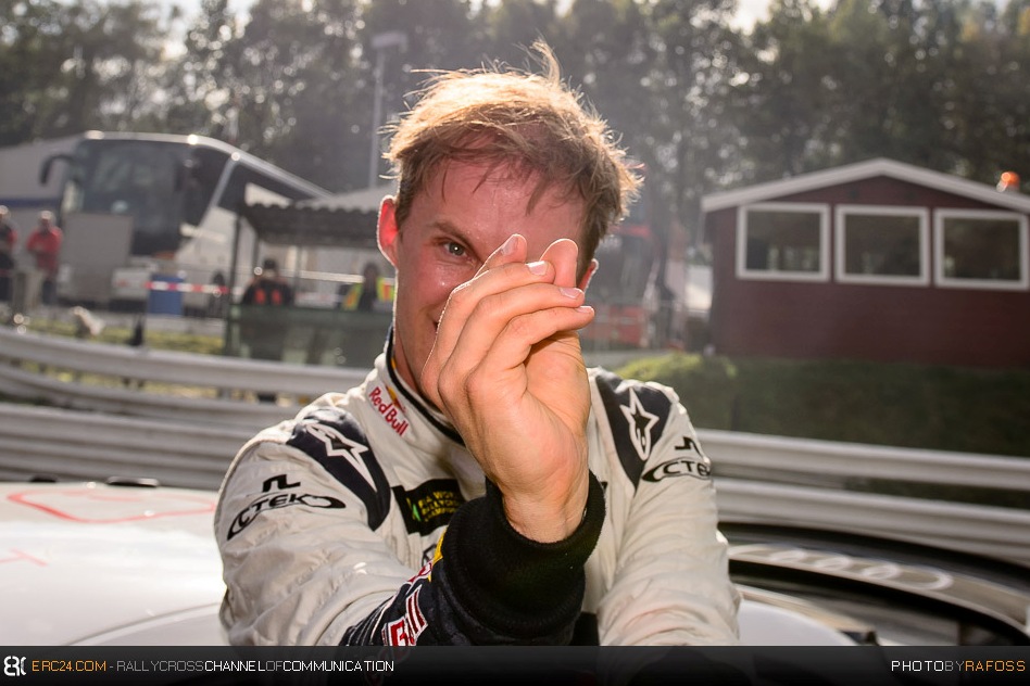 "It was really that close," said Mattias Ekström to the members of the press. © JKR/ERC24
