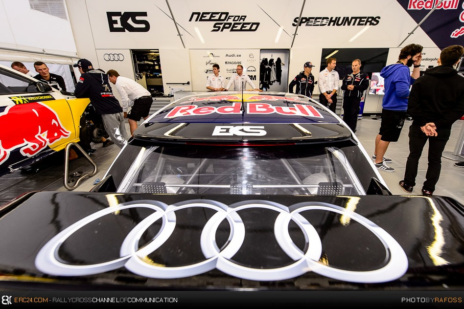 Mattias Ekström's EKS Audi Team is determined to play a leading role in the 2015 WorldRX series. © JKR/ERC24