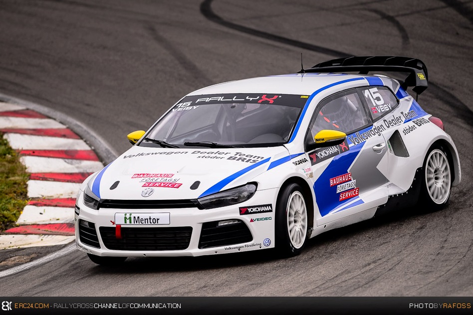 Her new 560+bhp VW Scirocco Mk3 SuperCar was previously driven by Norwegian Ole Christian Veiby. © JKR/ERC24