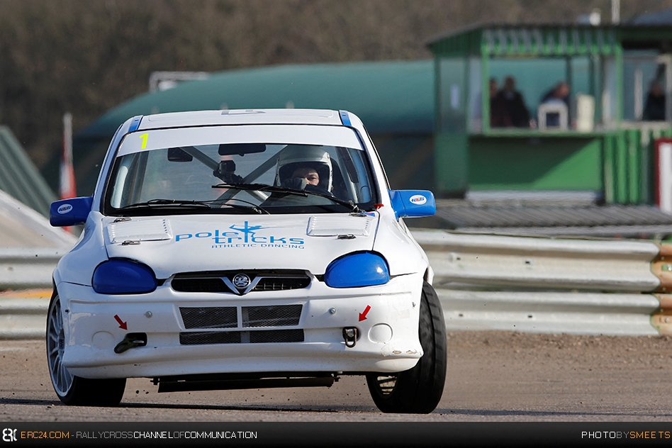 Victory in SuperNationals under 2000cc fell prey to Steven Stessens and his Vauxhall Corsa B. © DS/ERC24