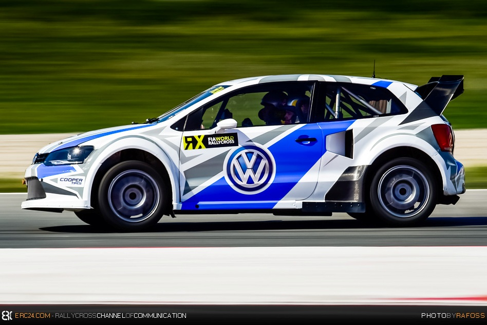 Marklund Motorsport showed its all-new VW Polo Mk5 SuperCar in action. © JKR/ERC24