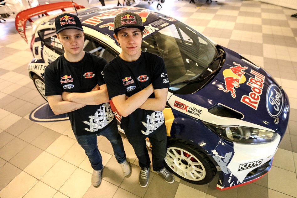 Joni Wiman (left) and Mitchell DeJong will be the OMSE drivers in Global RallyCross. © OMSE/ERC24