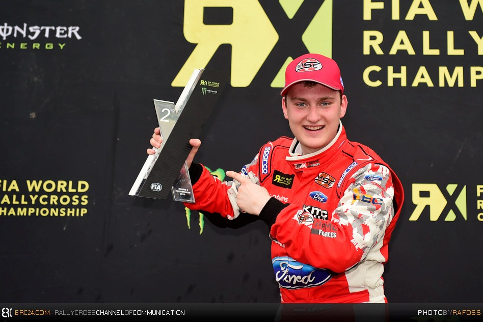 WorldRX of Hockenheim saw Latvian Nitišs taking his first 2015 podium. © JKR/ERC24